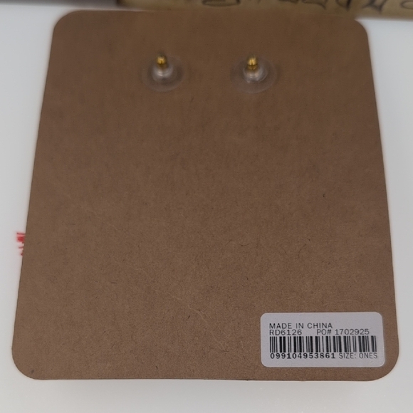 J. Crew Red Statement Earrings with Tassel Design - Picture 5 of 5